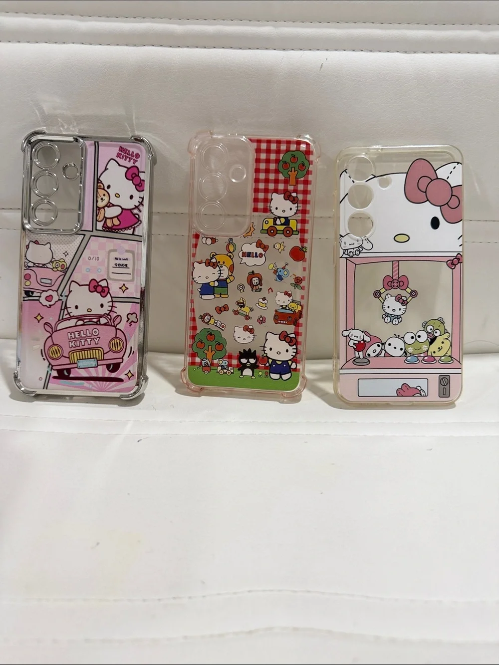 Hello Kitty Pink & Clear Trio Phone Case Set - Sanrio Graphics